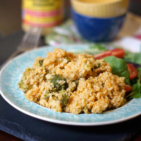 Healthy Upgrade: Vegan Cheesy Broccoli Quinoa Casserole Recipe